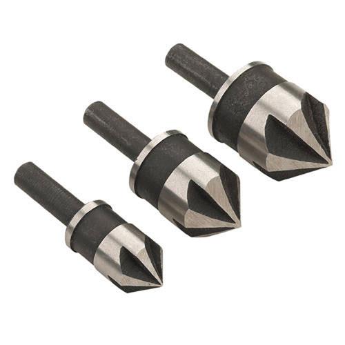 Clarke Cht531 Countersink Flutes Set 3pcs