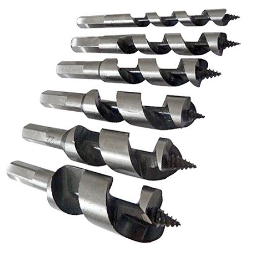 Saxon 6pc Auger Bit Set 115mm Long