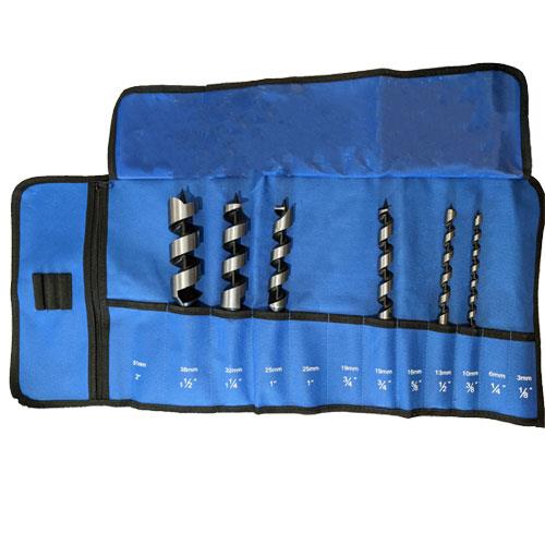 6pc Auger Bit Set 230mm Long With Wallet