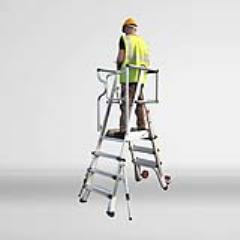 Alpha Deck Flex Step Ladder 0.94m-1.37m (4-6)