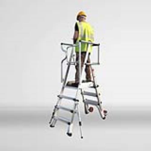 Alpha Deck Flex Step Ladder 0.94m-1.37m (4-6)