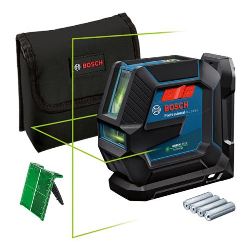Bosch Gll2-15g Green Cross Line Laser Level