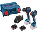 Bosch Gsb18v-55 + Gdx18v-200 18v Twin Kit