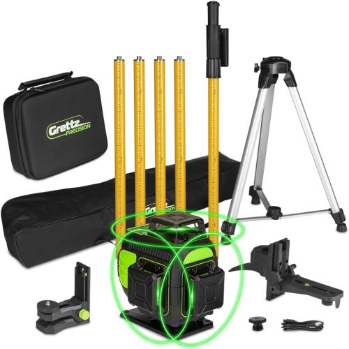 Grettz G4d 4d Multi-line Green Beam Laser Kit