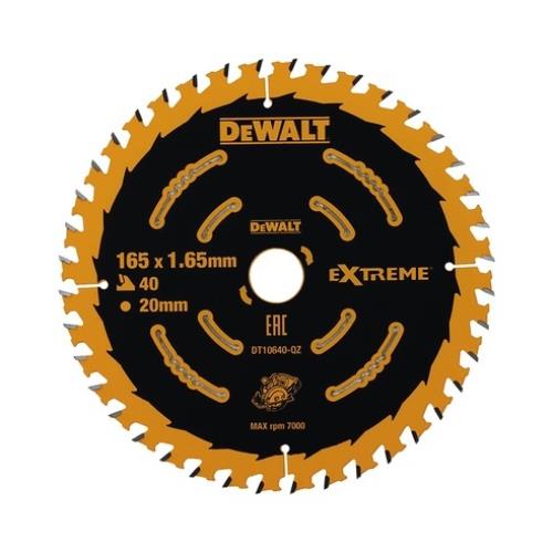 Dewalt Dt10640qz 165x20x40t Tc Saw Blade