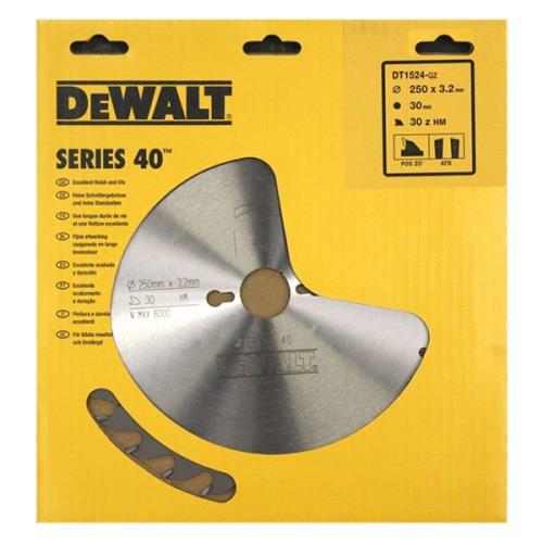Dewalt Dt1524qz 250x30x30th Tct Blade
