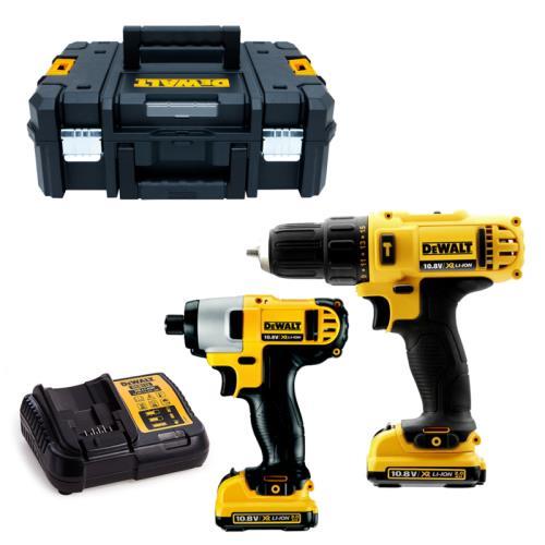 Dewalt Dck218d2t 10v 2pce Kit 2x 2ah Batts