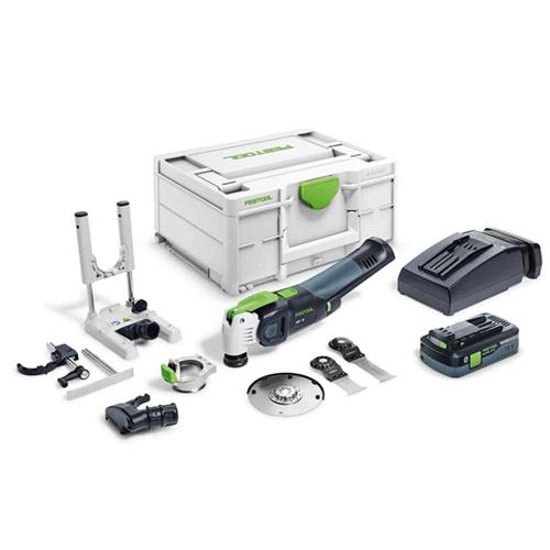 Festool 18v Oscillator Osc 18 Hpc 4.0 Ei-set