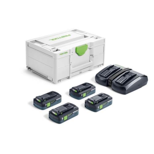 Festool Energy Set Sys 18v 4x4.0 Tcl 6 Duo