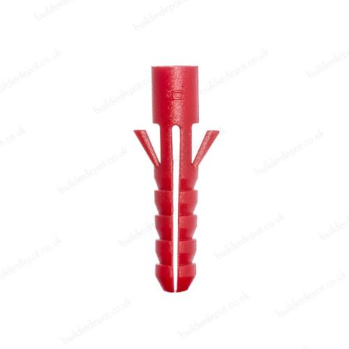Fischer 42528 Wr100c Red Wall Plug (100)