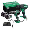 Hikoki Kc18dcjcz 18v Combi & I/wrench Kit