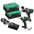 Hikoki Kc18dpl/ja 18v Combi & I/driver Kit