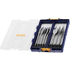 Irwin 17 Piece Blue Groove Flat Bit Set