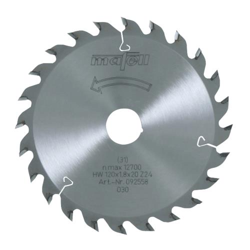 Mafell 120mm Tct Circular Saw Blade 24t