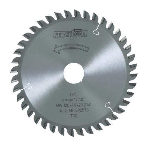 Mafell 120mm Tct Laminate Saw Blade 40t