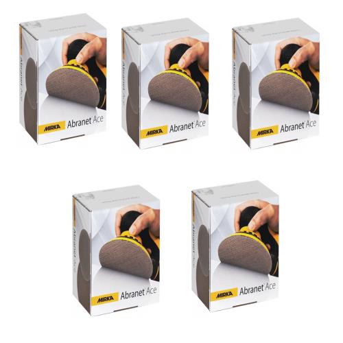 Mirka Abranet Ace 150mm P240 Grit 50pk X 5box