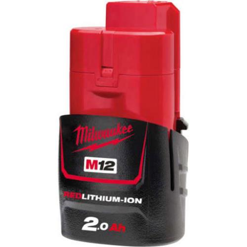 Milwaukee M12b2 12v 2ah Battery Red Li-lon