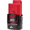 Milwaukee M12b2 12v 2ah Battery Red Li-lon