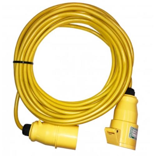 Site 110v 2.5mm 32amp Extension Lead 14m