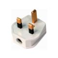 13 Amp 240v White Plug