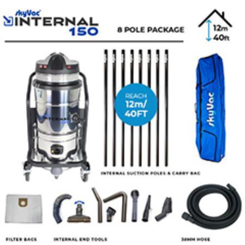 Skyvac Internal150 Push Fit 8 Suction Pole