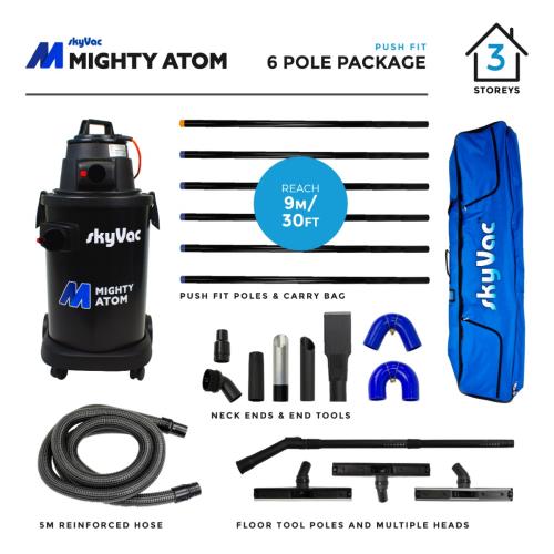 Skyvac Mighty Atom 6 Pole P/f (9m/30ft) 240v