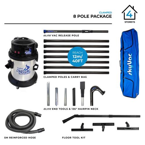 Skyvac Atom Sonic 8 Pole (12m/40ft) 240v