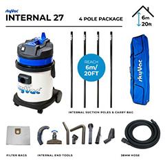 Skyvac Internal 27 4 Push Fit Poles 6m 240v