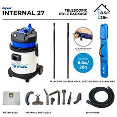Skyvac Internal 27 Telescopic Pole 8.5m -240v