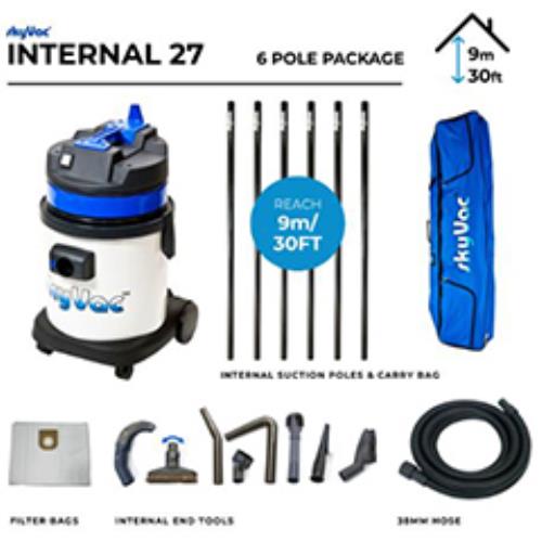 Skyvac Internal 27 6 Push Fit Poles 9m 240v