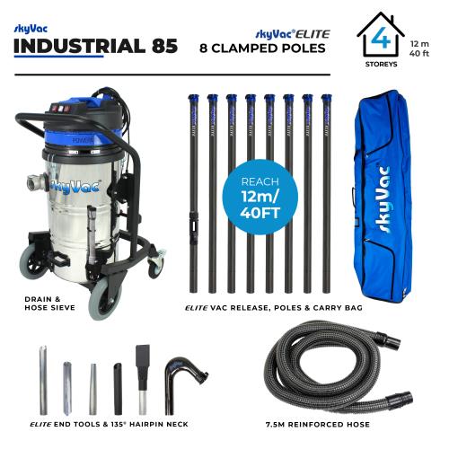 Skyvac 85 Industrial 8 Pole (12m/40ft)240v