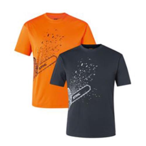 Stihl Dynamic Mag Cool T-shirt Sz S Orange