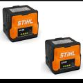 2 X Stihl Ak20 36v Lithium-ion Battery