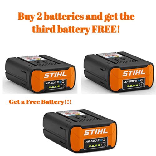 Stihl Ap500s 36v Lithium-ion Battery X 3