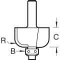Trend C062x1/4 Self Guided Radius 9.5mm