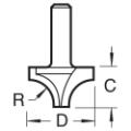 Trend C072x1/4 Sash Bar 7.9mm Radius