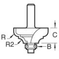 Trend C105x1/4 Self Guided Broken Ogee Quirk