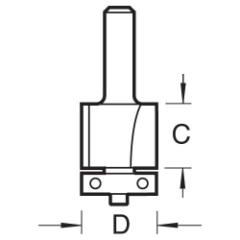 Trend C126x1/4 Rounding Over 4.8mm Radius