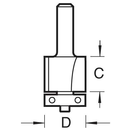Trend C126x1/4 Rounding Over 4.8mm Radius