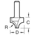 Trend C127x1/4 Rounding Over 6.3mm Radius