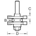 Trend C158x1/2 Tongue And Groover Set 41mm D