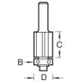 Trend C205x1/4 Bearing Guided 3 Flute Trimmer