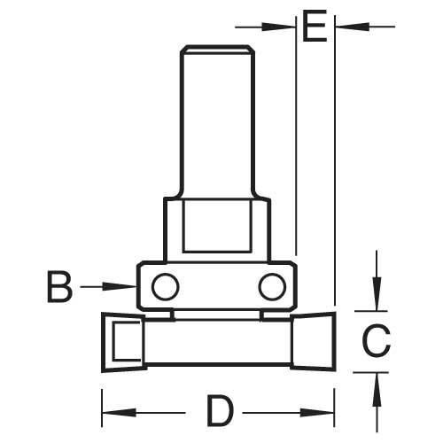 Trend C208x1/2 Intumescent Cutter Set 10 X 40