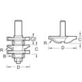 Trend Cr/pds2x1/2 Panel Door Set Bevel Large