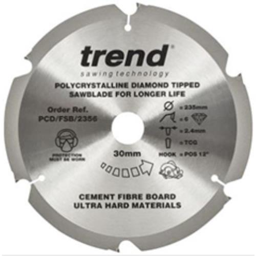 Trend Poly/diamond Blade 235mm X 30mm X 6t