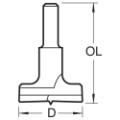 Trend T420/30x8mm Hinge Sinking 30mm Dia.