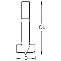 Trend 1306/2ws Saw Forstner 2 Inch Diameter