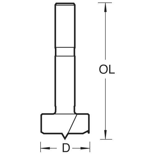 Trend 1306/2ws Saw Forstner 2 Inch Diameter
