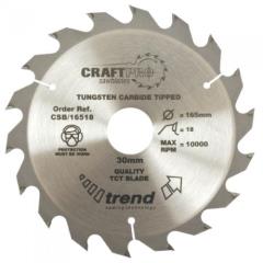 Trend Craft Saw Blade 165 X 18t X 30