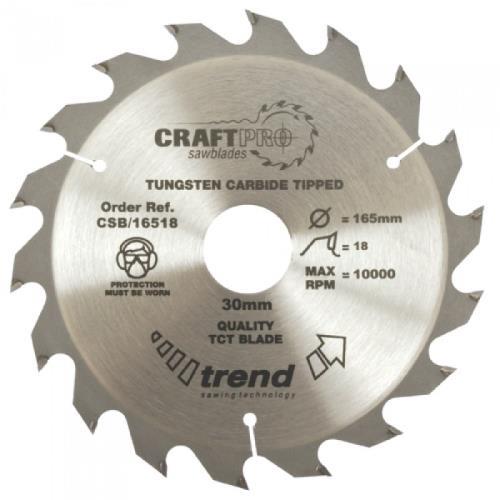 Trend Craft Saw Blade 165 X 18t X 30